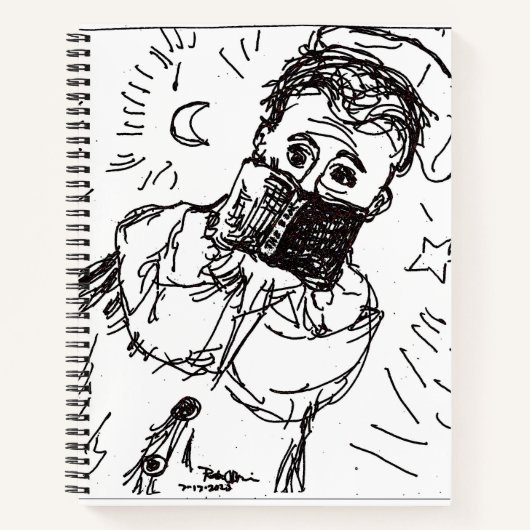 Reader Artwork Spiral Notebook Notizblock (Vorderseite)