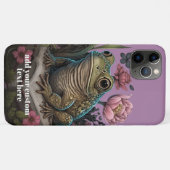 Reader Frosch auf Book Wildblume - kundenspezifisc Case-Mate iPhone Hülle (Rückseite (Horizontal))