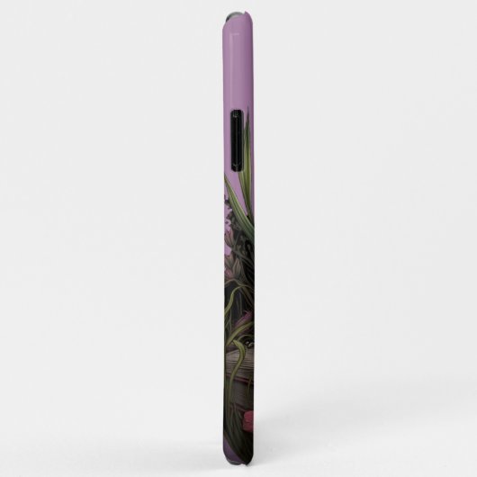 Reader Frosch auf Book Wildblume - kundenspezifisc Case-Mate iPhone Hülle (Hinten/Rechts)