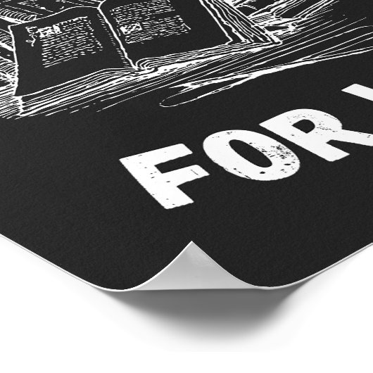 Reader für das Leben Poster (Ecke)