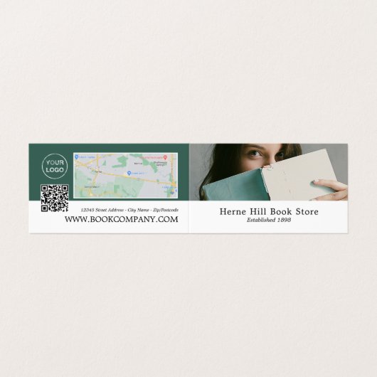 Reader für Frauen, Detaillierte Loyalität im Book  Visitenkarten (Außenseite Aufgefaltet)