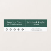 Reader für Frauen, Detaillierte Loyalität im Book Visitenkarten (Innenseite Aufgefaltet)