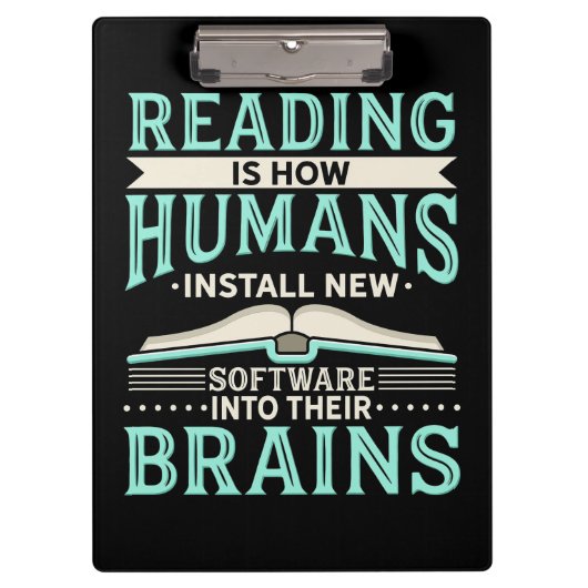 Reader-Geschenk Lesen des neuen Gehirns Klemmbrett (Vorderseite)