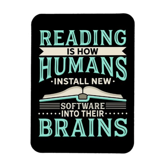 Reader-Geschenk Lesen des neuen Gehirns Magnet (Vertikal)