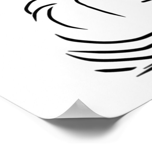 Reader Girl Poster (Ecke)