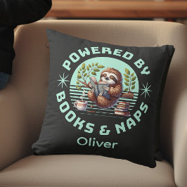 Reader Sloth. Unique Gift for Book Lover Kissen