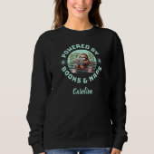 Reader Sloth. Unique Gift for Book Lover Sweatshirt (Vorderseite)