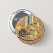 readergirlz Knopf, Mitali Perkins Button (Vorne & Hinten)