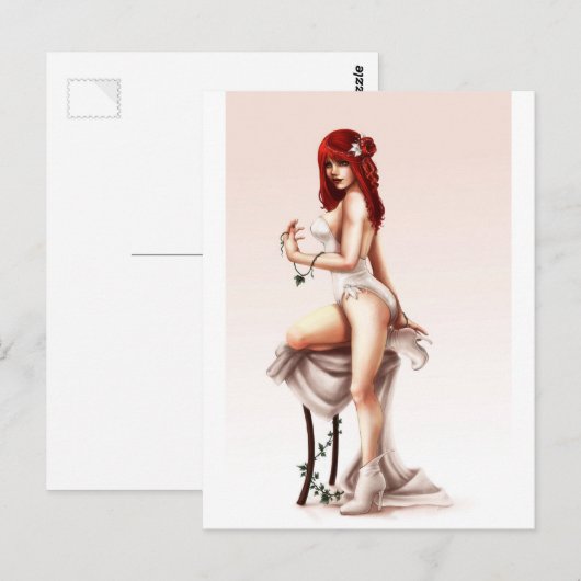 Readhead Beauty Postkarte (Vorne/Hinten)