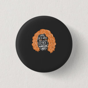 Readhead - ich habe rotes Haar Button