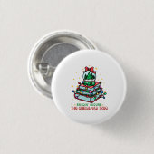 Readin’ Around the Christmas Tree Holiday Button (Vorne & Hinten)