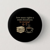 Reading 67 Meme Englieacher Funny 67 Book Lover Hu Button (Vorderseite)