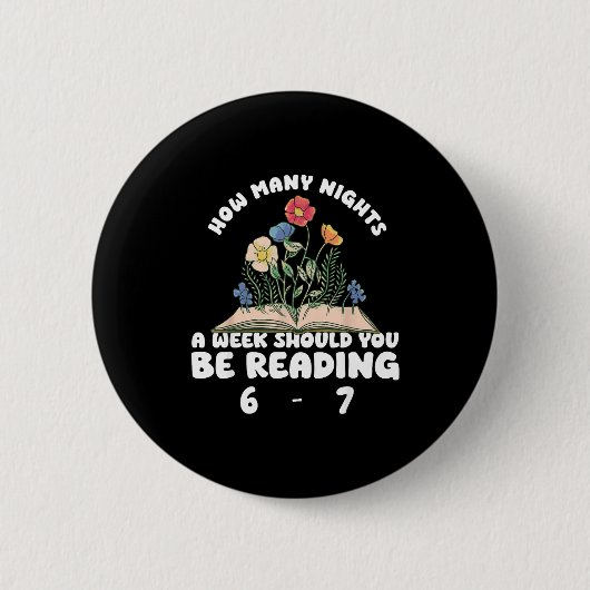 Reading 67 Meme Englieacher Funny 67 Book Lover Hu Button (Vorderseite)
