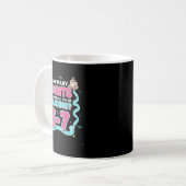 Reading 67 Meme Englieacher Funny 67 Book Lover Hu Kaffeetasse (Vorderseite Links)