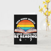 Reading 67 Meme Englieacher Funny 67 Book Lover Hu Karte (Gelbe Blume)