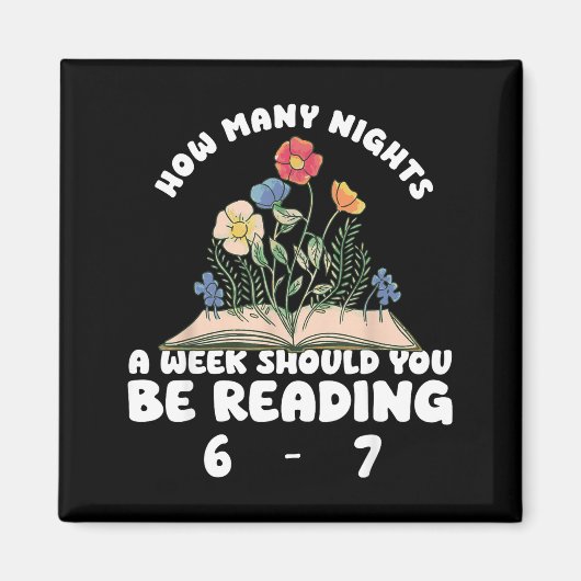 Reading 67 Meme Englieacher Funny 67 Book Lover Hu Magnet (Vorne)