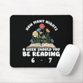 Reading 67 Meme Englieacher Funny 67 Book Lover Hu Mousepad (Mit Mouse)