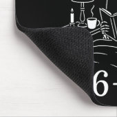 Reading 67 Meme Englieacher Funny 67 Book Lover Hu Mousepad (Ecke)