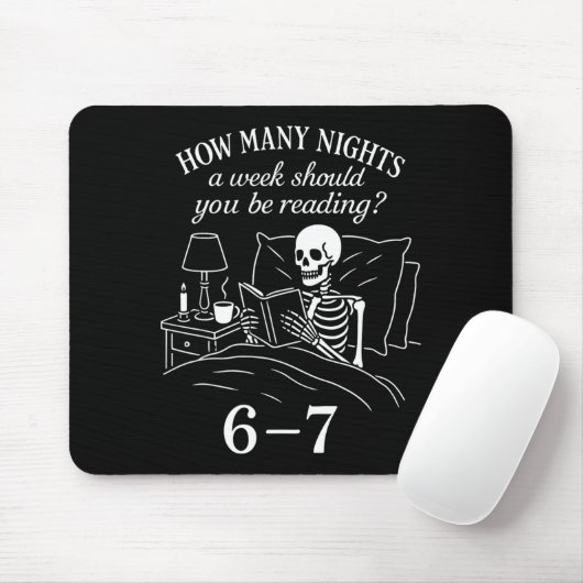 Reading 67 Meme Englieacher Funny 67 Book Lover Hu Mousepad (Mit Mouse)