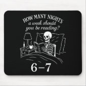 Reading 67 Meme Englieacher Funny 67 Book Lover Hu Mousepad (Vorne)