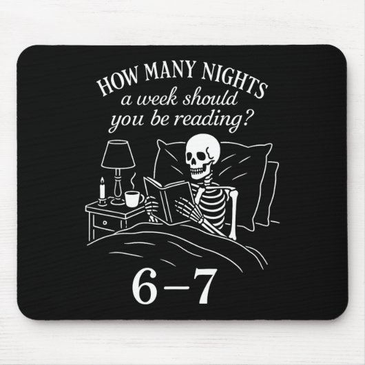 Reading 67 Meme Englieacher Funny 67 Book Lover Hu Mousepad (Vorne)