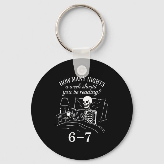Reading 67 Meme Englieacher Funny 67 Book Lover Hu Schlüsselanhänger (Vorderseite)