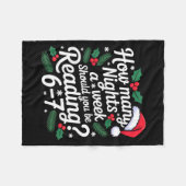 Reading 67 Meme Englieacher Funny 67 Christmas  Fleecedecke (Vorderseite (Horizontal))