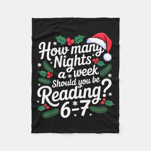 Reading 67 Meme Englieacher Funny 67 Christmas  Fleecedecke (Vorderseite)