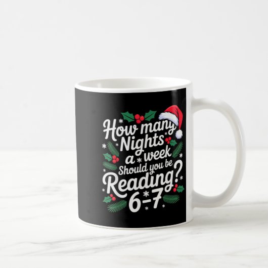 Reading 67 Meme Englieacher Funny 67 Christmas  Kaffeetasse (Rechts)