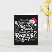 Reading 67 Meme Englieacher Funny 67 Christmas  Karte (Gelbe Blume)