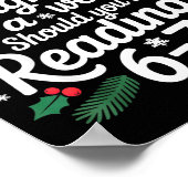 Reading 67 Meme Englieacher Funny 67 Christmas  Poster (Ecke)