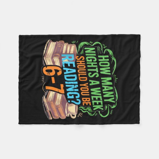 Reading 67 Meme Englieacher Funny 67 Librarian  Fleecedecke (Vorderseite (Horizontal))