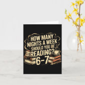 Reading 67 Meme Englieacher Funny 67 Librarian Karte (Gelbe Blume)