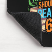 Reading 67 Meme Englieacher Funny 67 Librarian  Mousepad (Ecke)