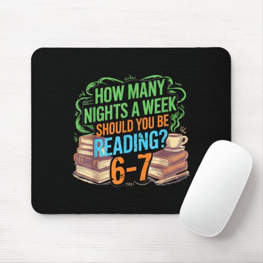 Reading 67 Meme Englieacher Funny 67 Librarian Mousepad (Mit Mouse)