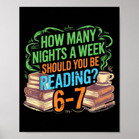 Reading 67 Meme Englieacher Funny 67 Librarian  Poster (Vorne)