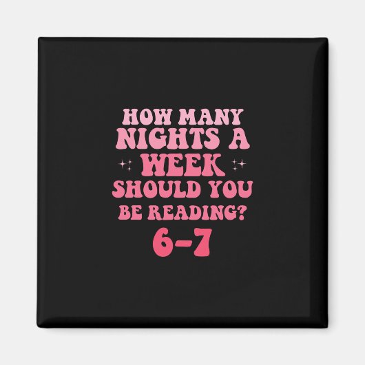 Reading 67 Meme English Teacher Funny Six Sevene R Magnet (Vorne)