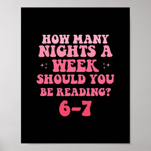 Reading 67 Meme English Teacher Funny Six Sevene R Poster (Vorne)