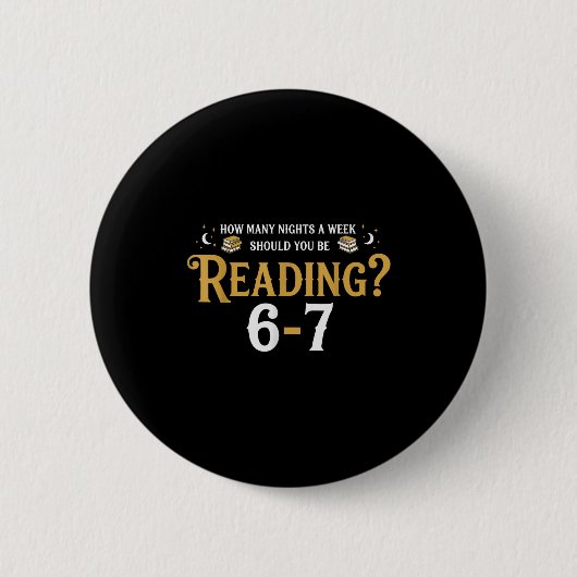 Reading 67 Meme Teacher School Librarian Englieach Button (Vorderseite)