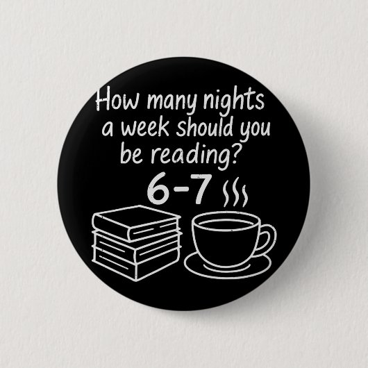 Reading 67 Six Seven English Teacher Book Lover Li Button (Vorderseite)