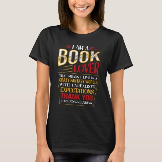 Reading adventure book readers apparel book lover T-Shirt (Vorderseite)
