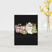 Reading All The Way Christmas Book Lover For Women Karte (Gelbe Blume)