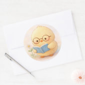 Reading Alma Chick Cute Sticker (Umschlag)