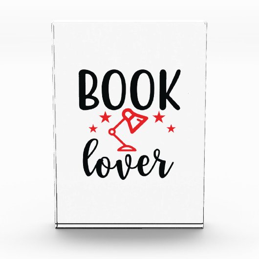 Reading Art Book Lover Fotoblock (Vorderseite)