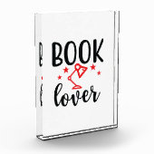 Reading Art Book Lover Fotoblock (Links)