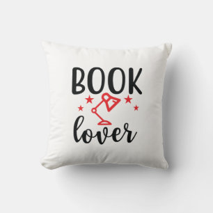 Reading Art Book Lover Kissen