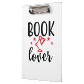 Reading Art Book Lover Klemmbrett (Links)