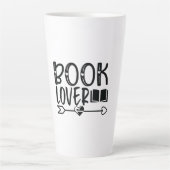 Reading Art Book Lover Milchtasse (Vorderseite)
