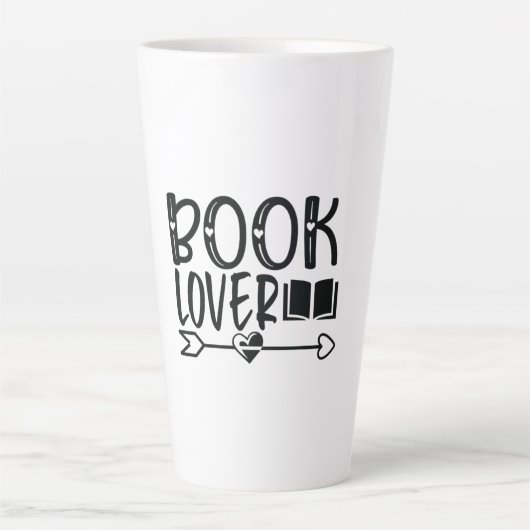 Reading Art Book Lover Milchtasse (Vorderseite)