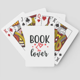 Reading Art Book Lover Spielkarten